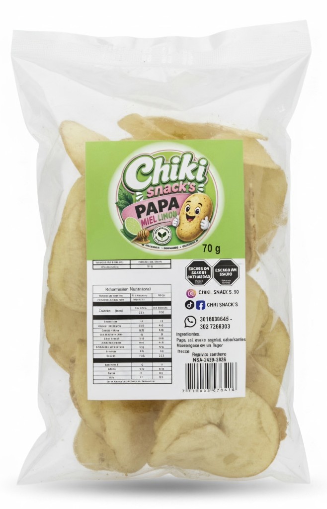 C12. Papa miel limon 70g