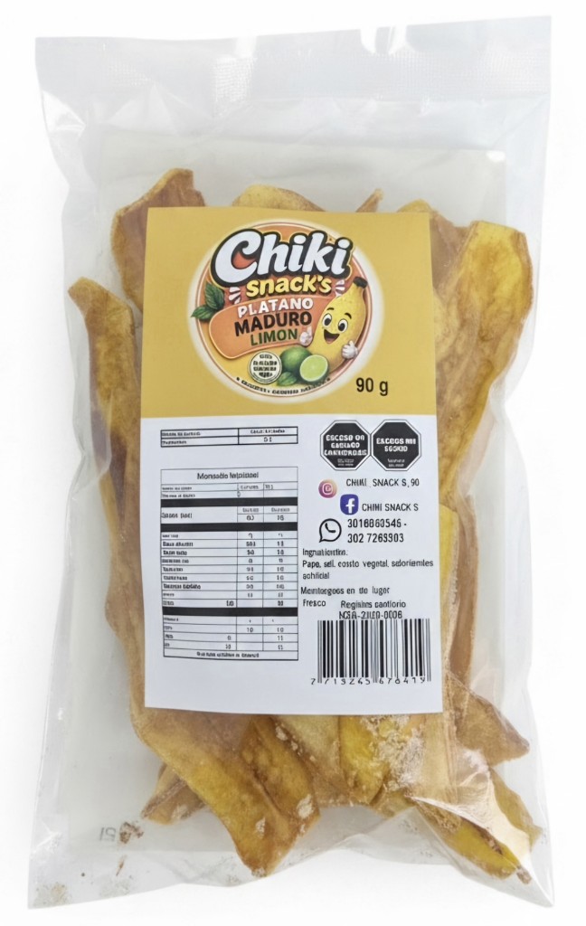 B7. Platano maduro limon