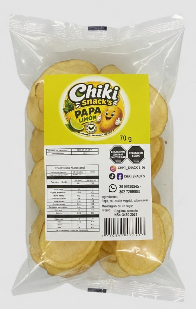 C10. Papa Limón 70 g