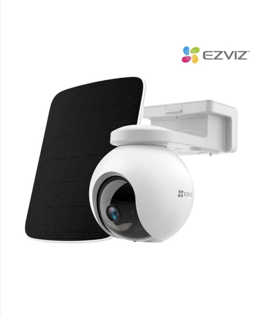 CB8 ezviz 4 megapixeles WiFi con panel solar