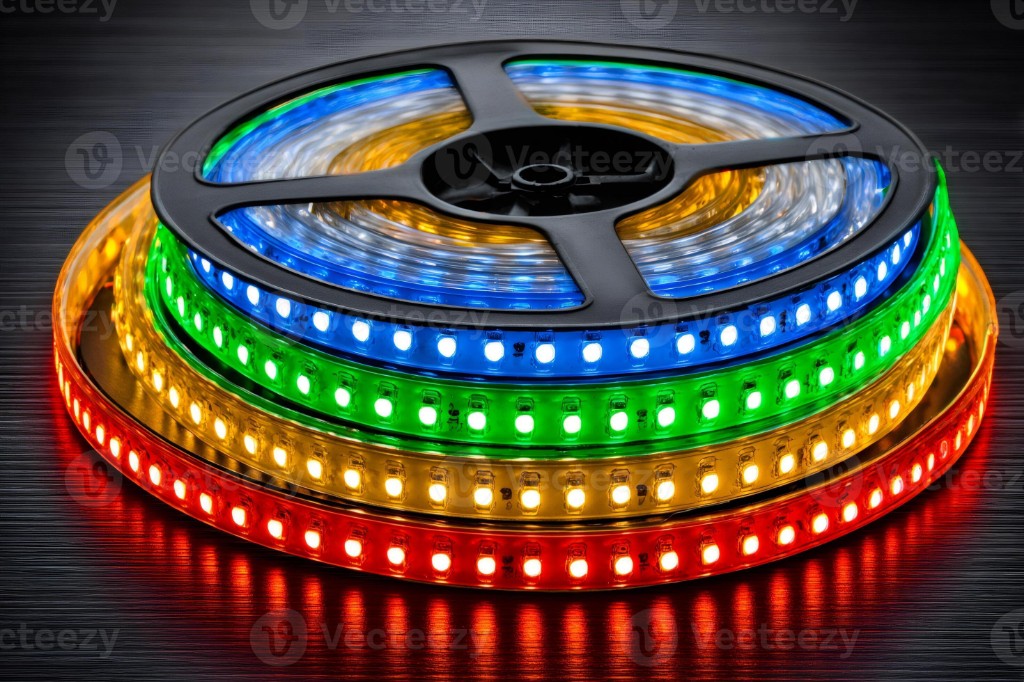 TIRAS LED MULTICOLOR 110V BASE TRASPARENTE PREMIUM POR METRO