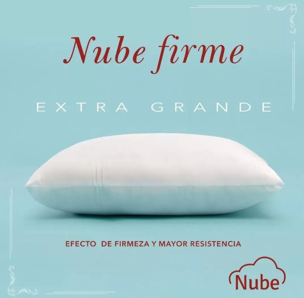 Almohada Nube Firme Extra Grande