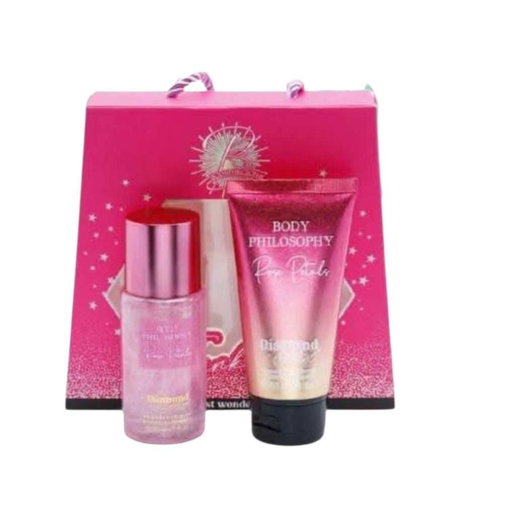 Set perfume y crema rose