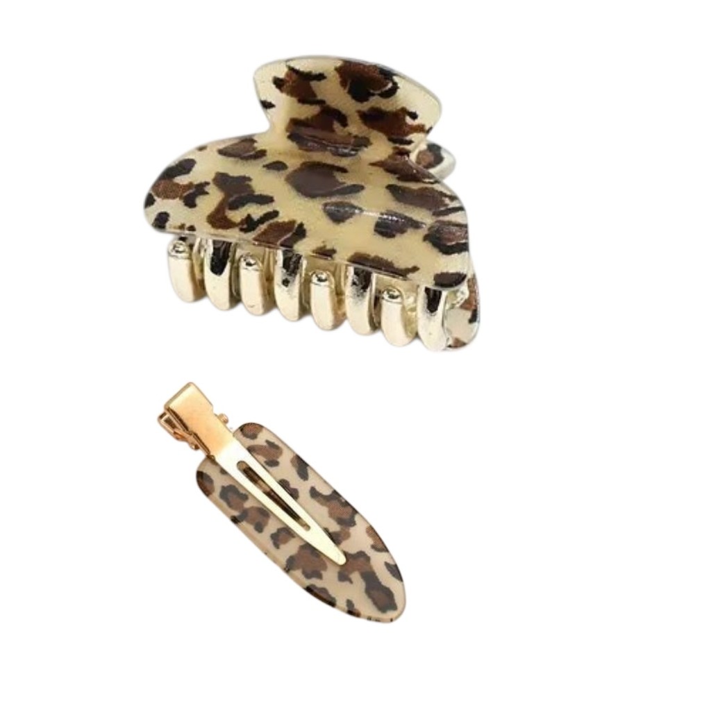 Traba  leopardo para cabello