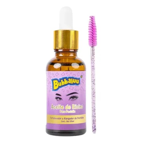 Aceite de recino pestañas bubbaluu
