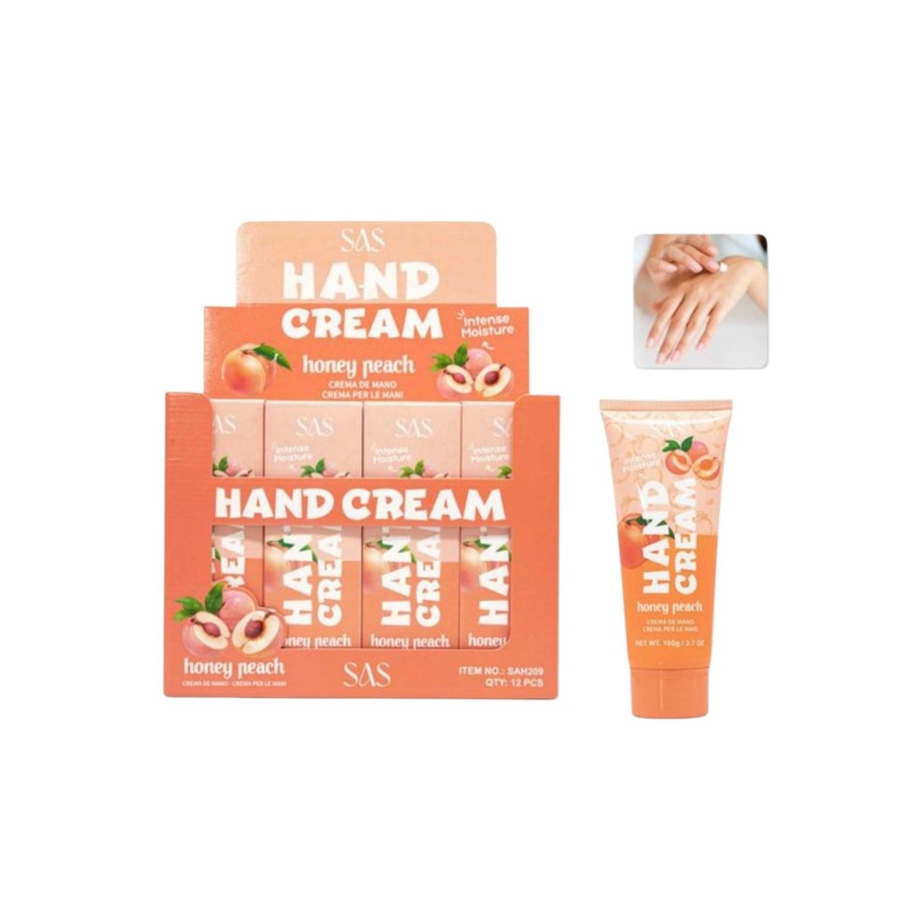 Crema de manos durazno