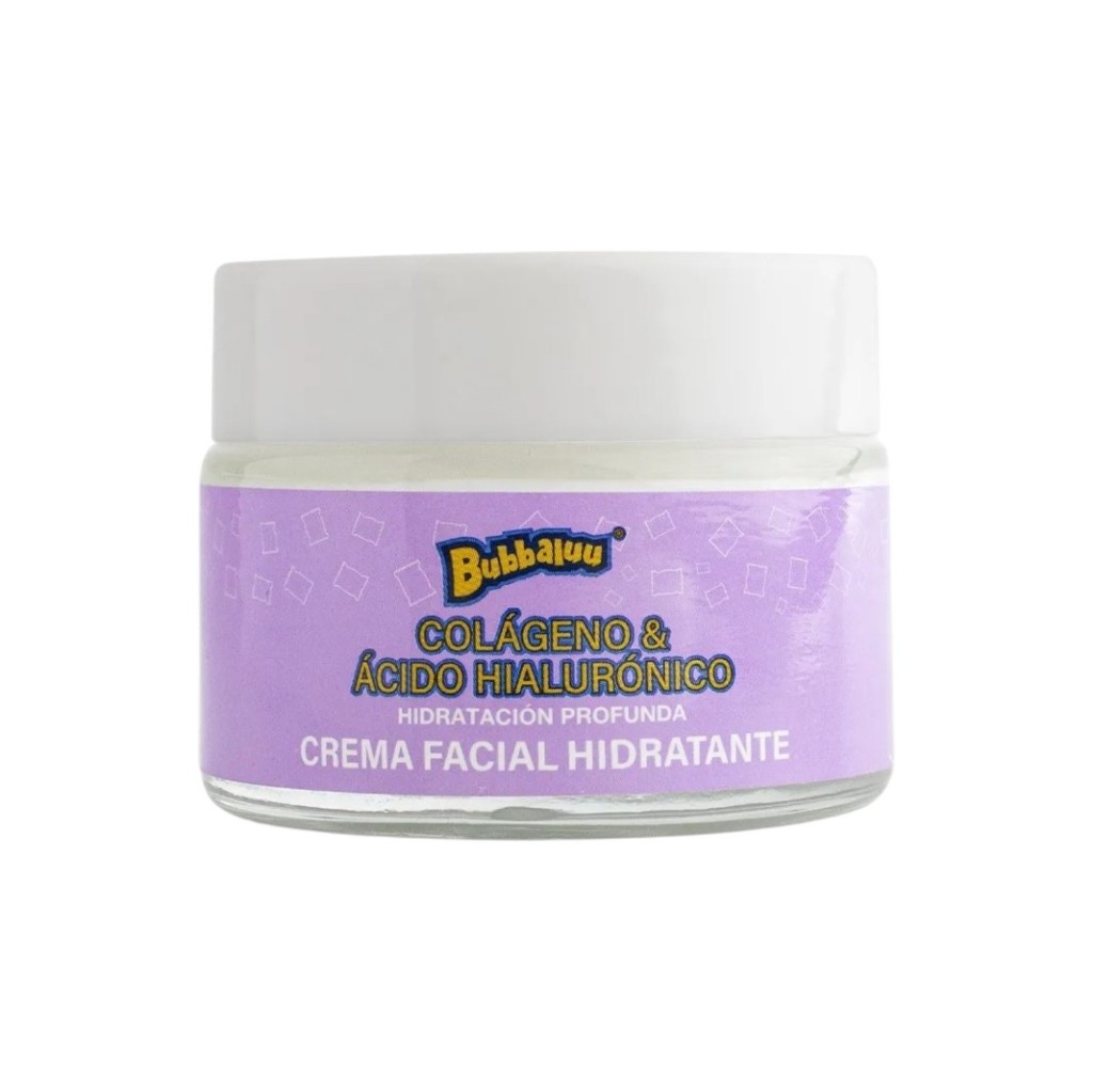 Crema facial hidratante con colágeno y Ácido Hialurónico