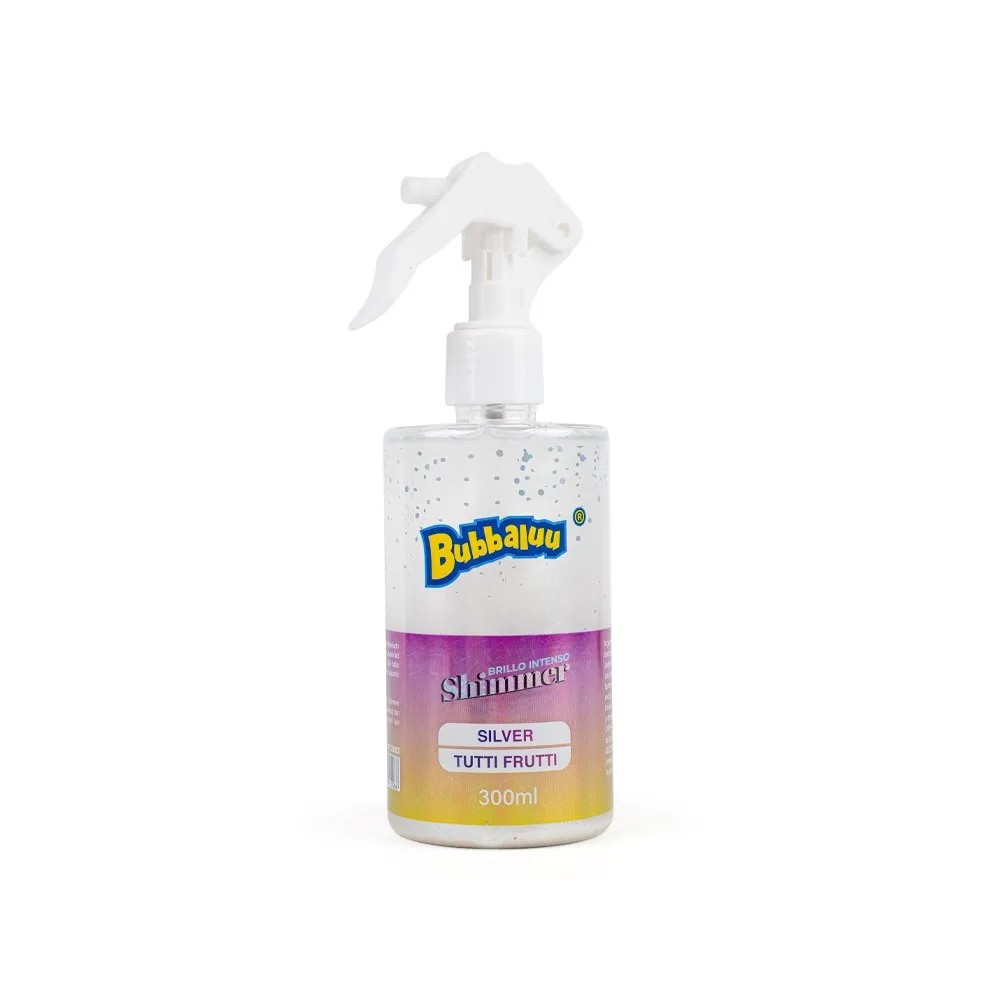Shimmer Silver Tutti Frutti 300ml Bubbaluu