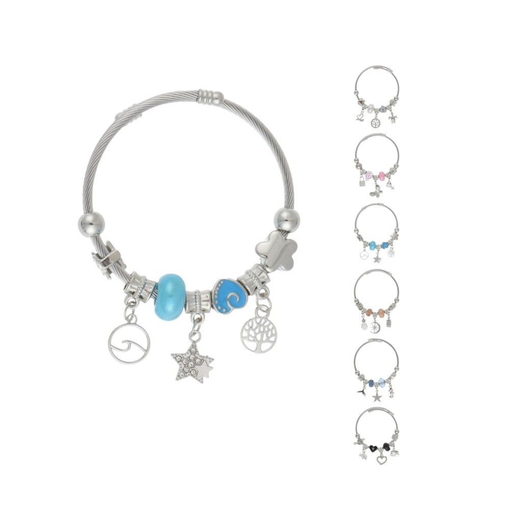Pulsera estilo Pandora 1 acero inoxidable