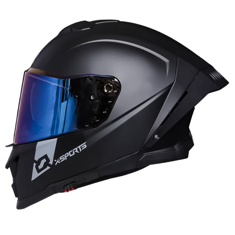 Casco xsports negro brillante talla m