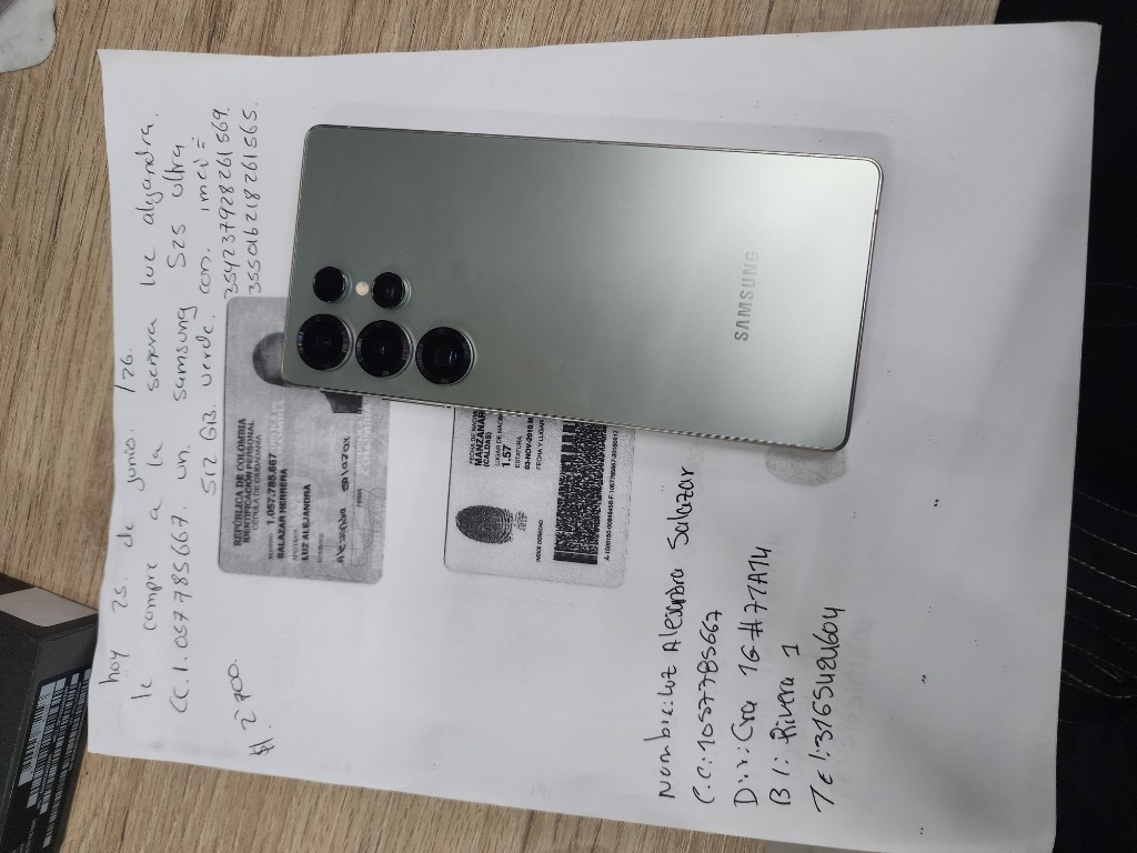 ✅ Samsung S25 ultra de 512GB verde
