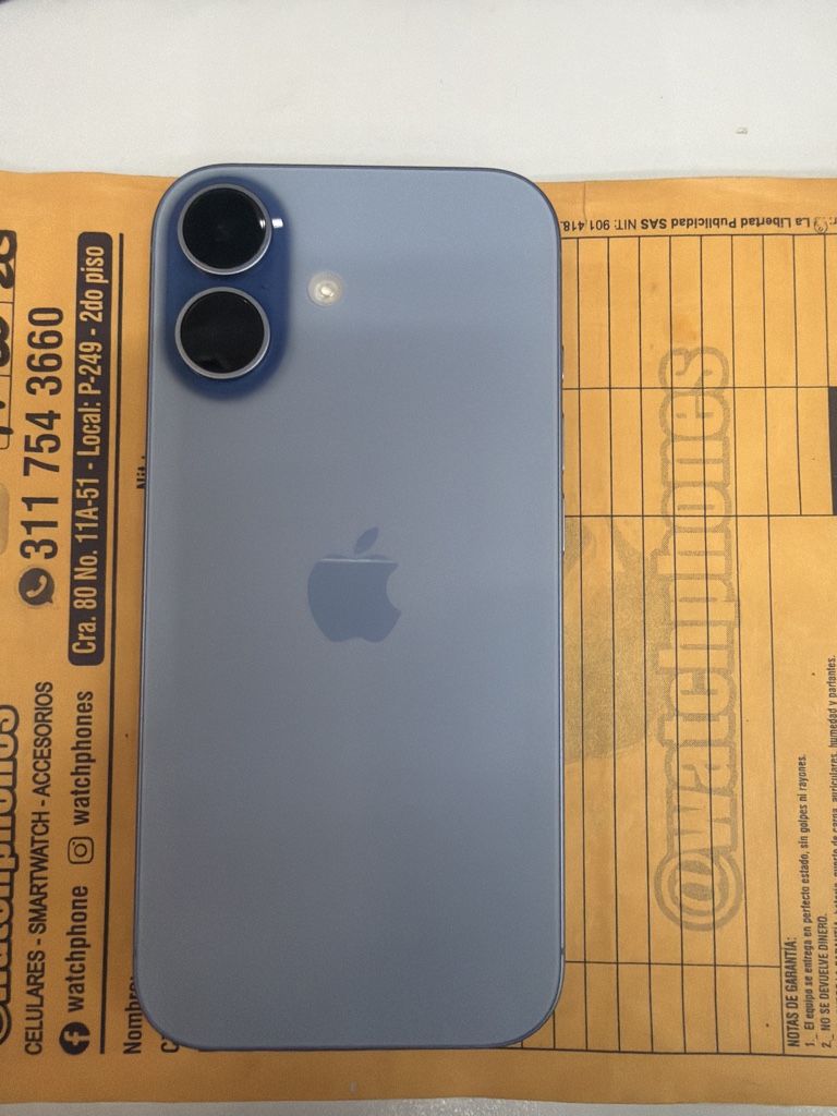 ❌#4588. iPhone 17 de 256 GB azul SF 100 %