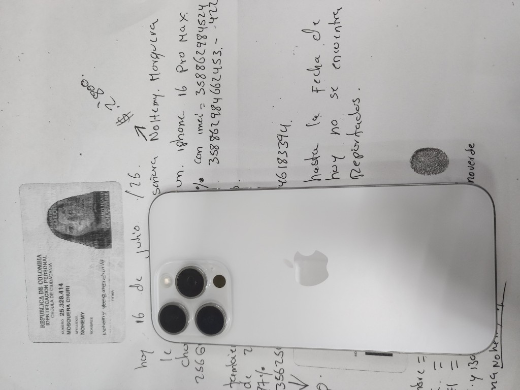 ❌#4593.IPhone 16 PRO MAX 256-GB blanco 91%
