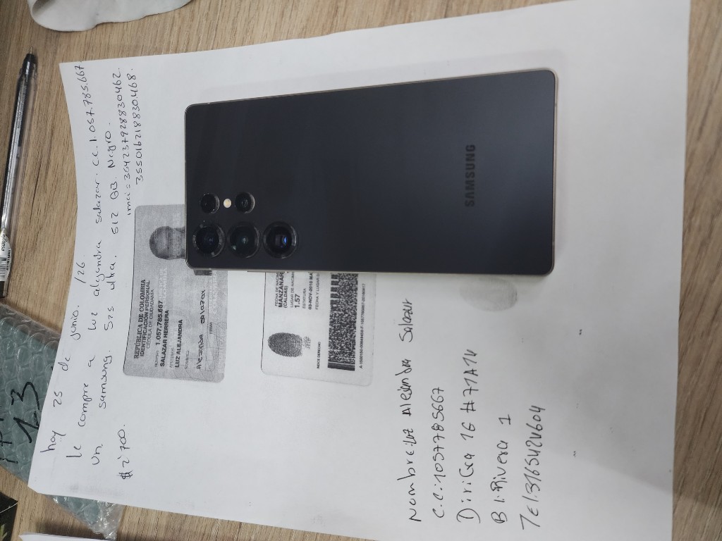 ✅ Samsung S25 ultra 512 GB negro