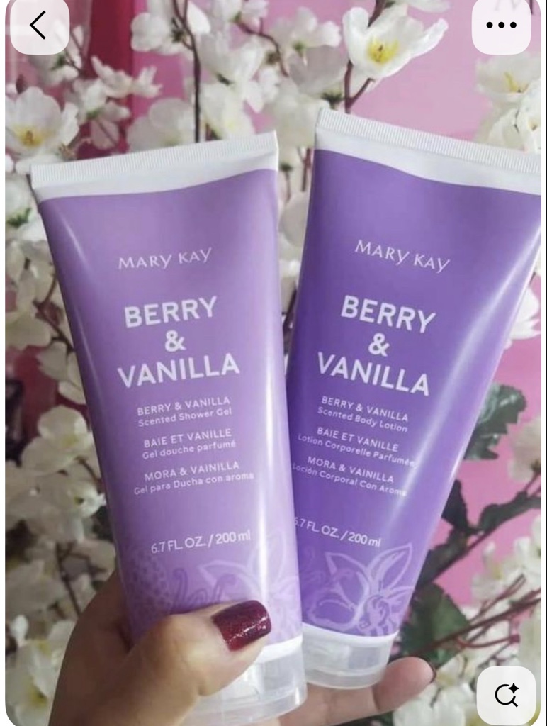 Berry y vanilla loción corporal