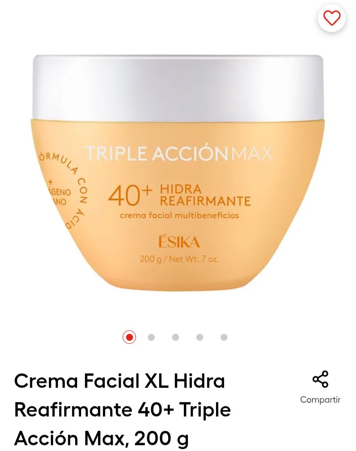 Crema tripleacción 40+