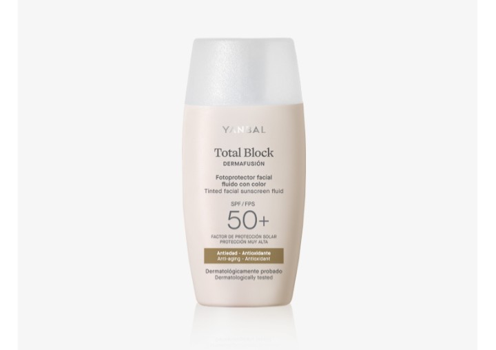 Fotoprotector Facial Fluido c/Color TotalBlock Derma SPF 50+