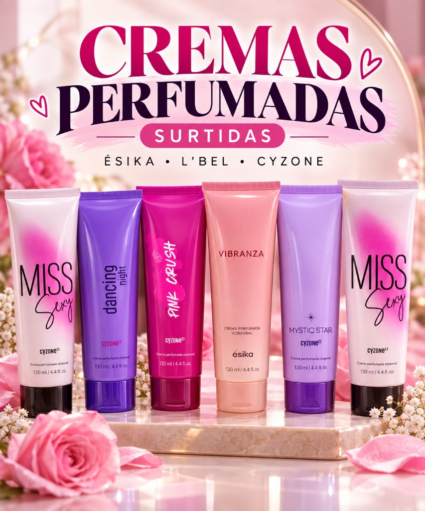 Cremas perfumadas surtidas