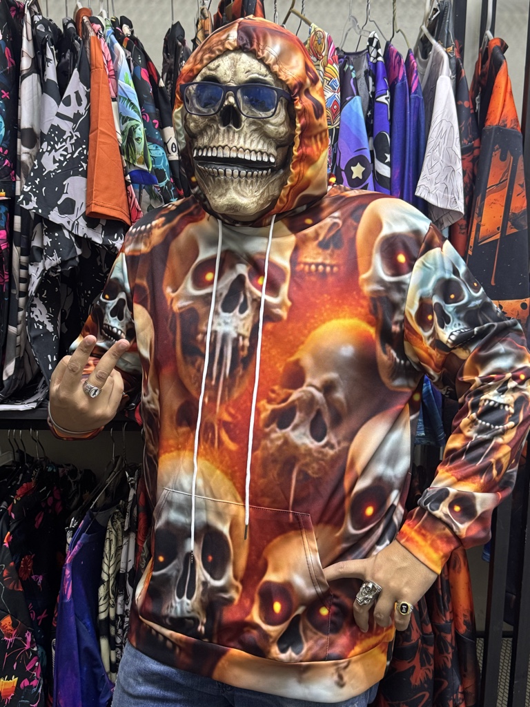 SC61 Suéter de calaveras pequeñas