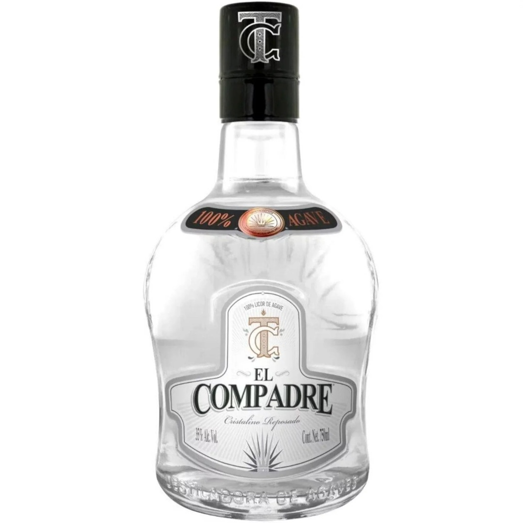 El Compadre tequila cristalino 1Lt