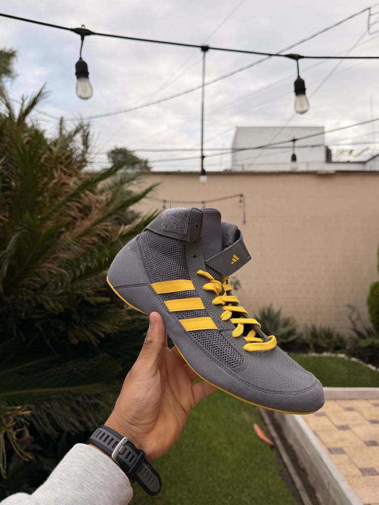ADIDAS HVC GRIS/AMARILLO