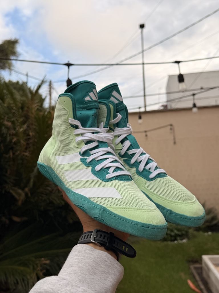 ADIZERO WRESTLING VERDE AGUA