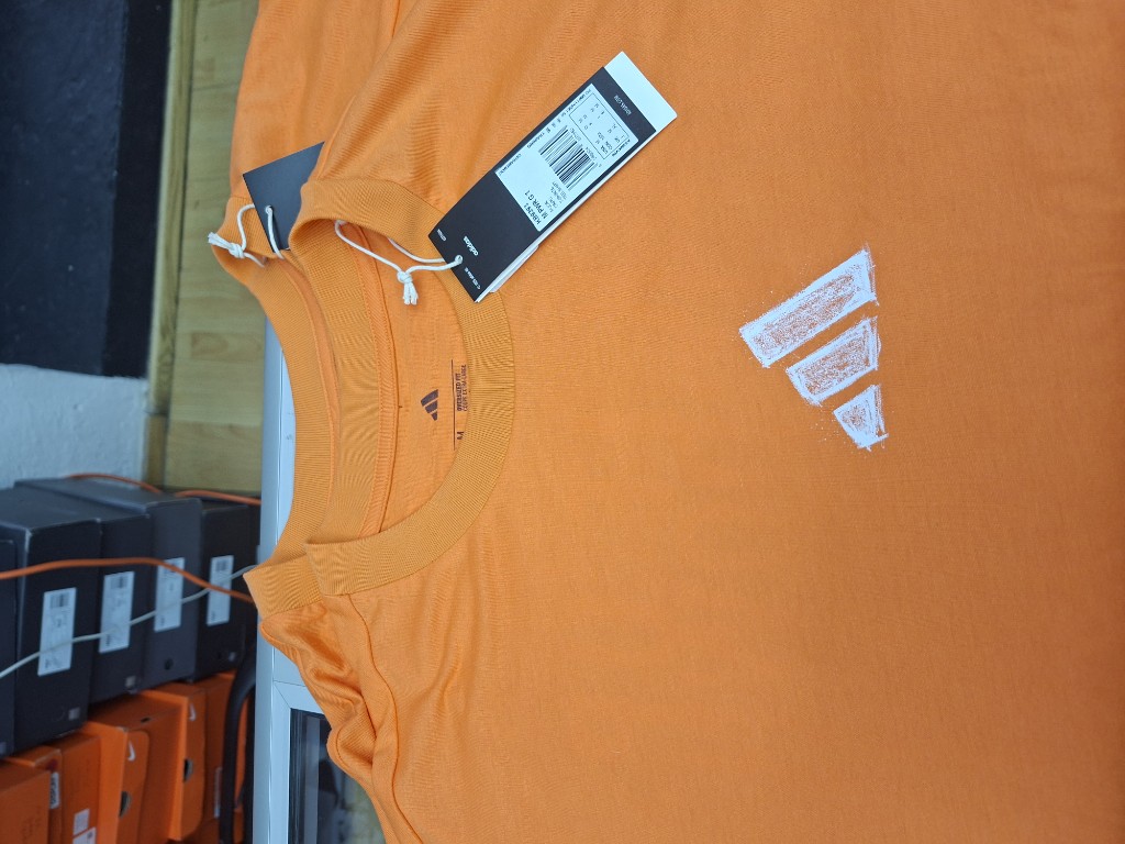 adidas naranja camiseta