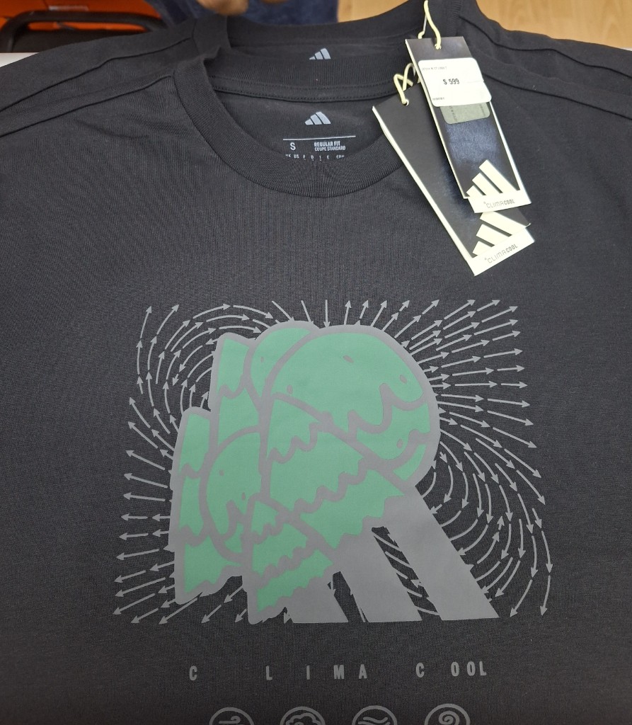 Adidas Playera negra Climacool