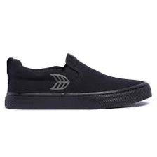 Slip on-All Black/Ash Grey