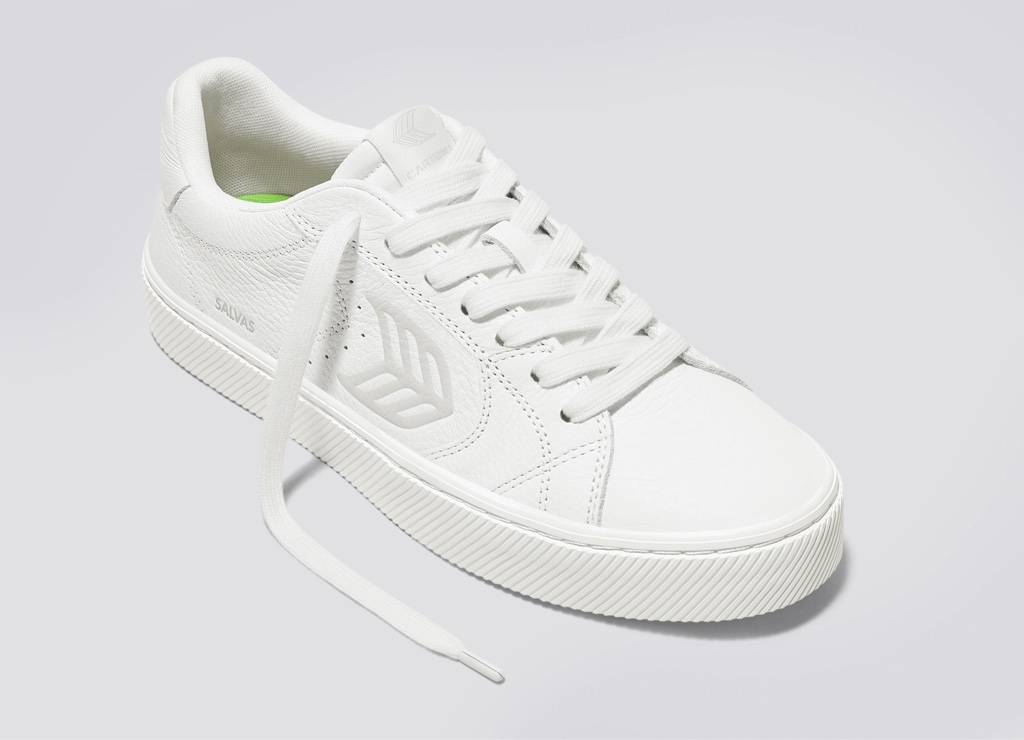 Salvas-White Leather