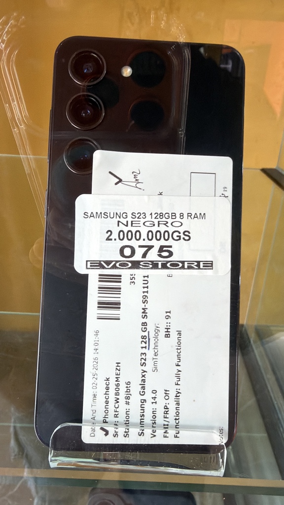 Samsung Galaxy S23 negro 128GB