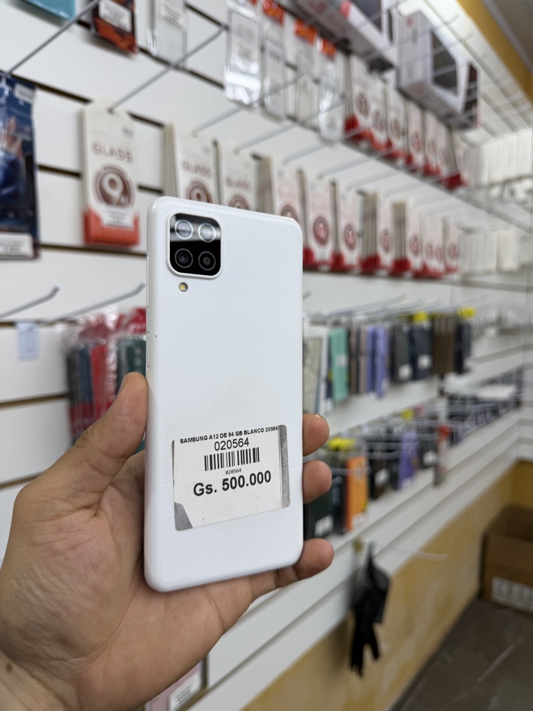 Samsung A12 de 64 GB BLANCO