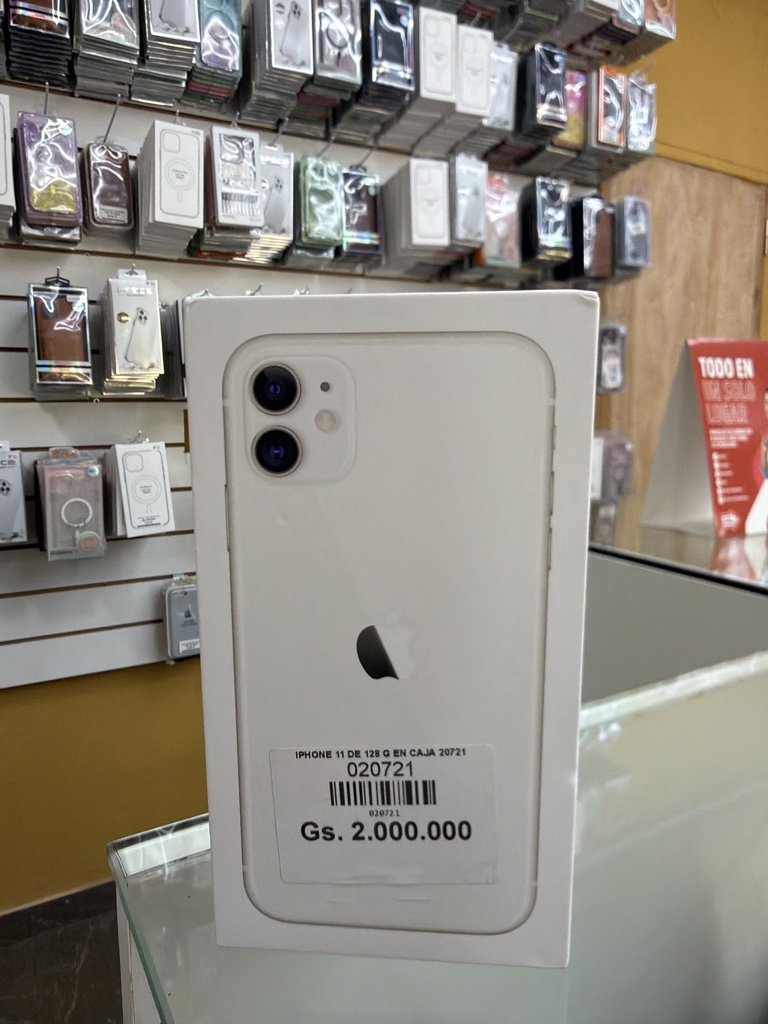 iPhone 11 blanco 128GB en caja