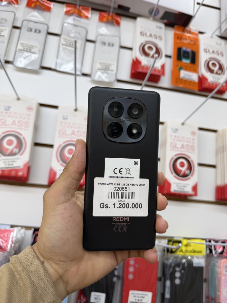 Redmi Note 15 DE 128 GB NEGRO