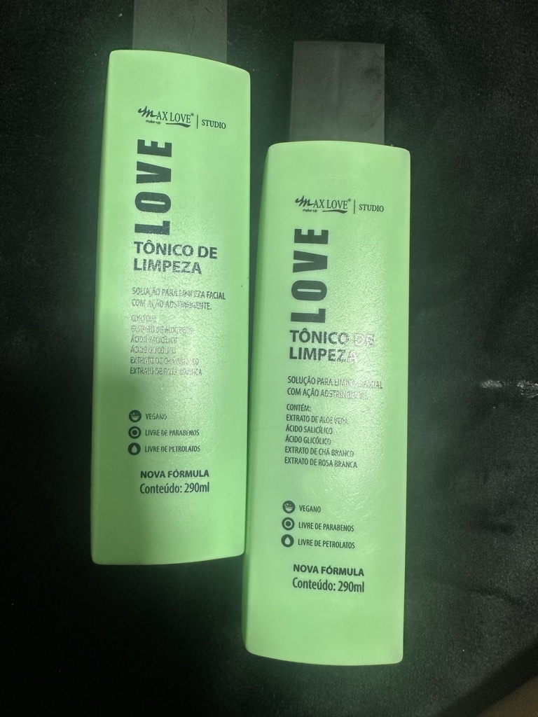MAX LOVE Studio tónico de limpieza verde 290ml