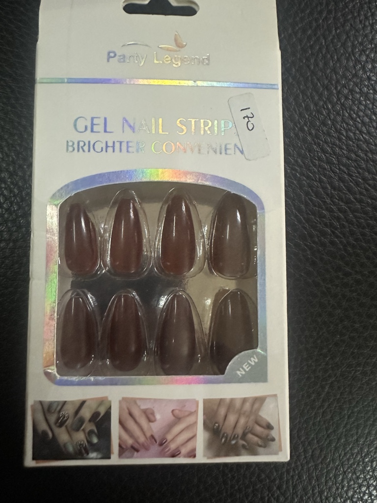 Panty Leyand uñas postizas marron