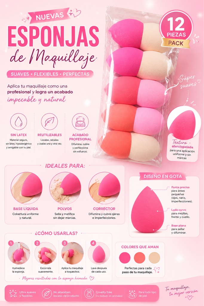 Esponjas de Maquillaje