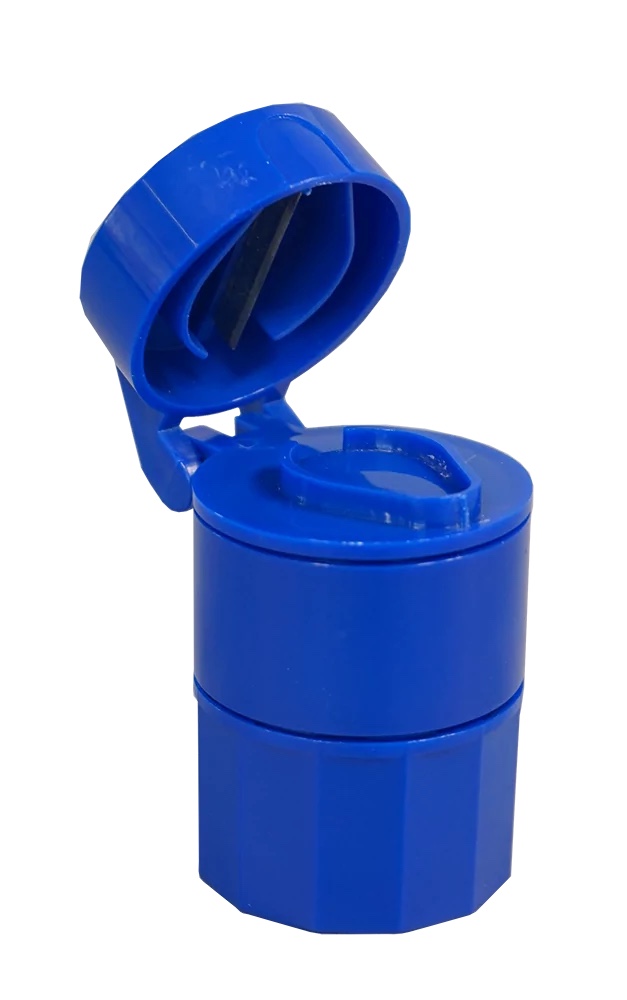Contenedor triturador  azul
