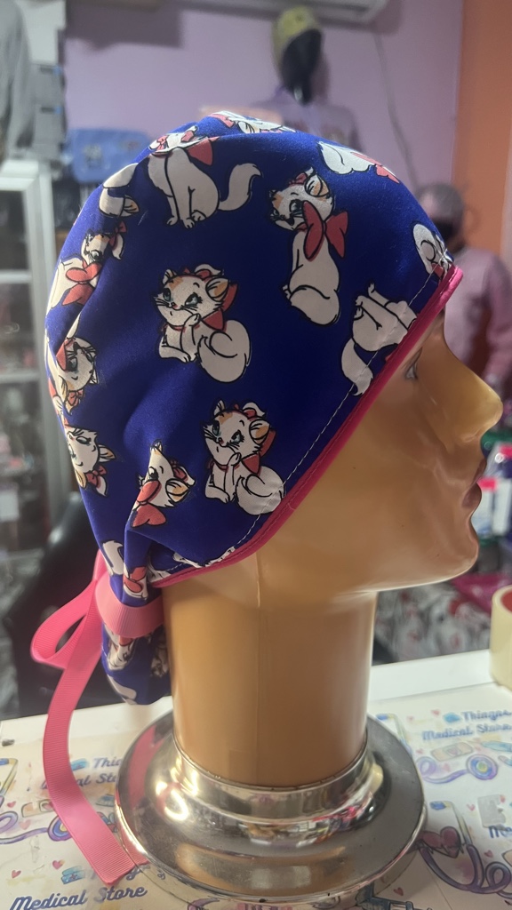Gorro quirúrgico gatita