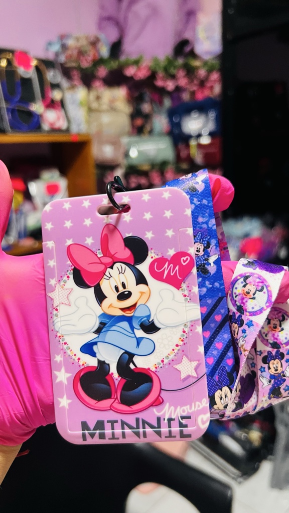 Porta credencial Minnie