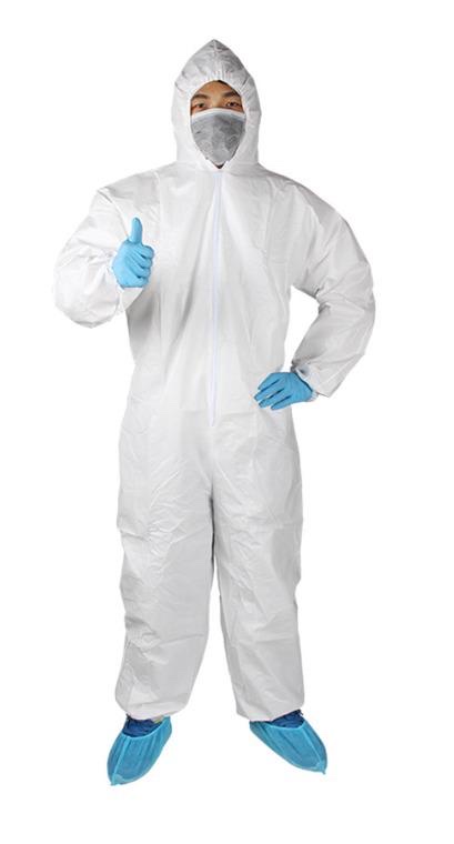 Traje de bioseguridad blanco