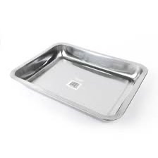 Bandeja. metalico acero mediana