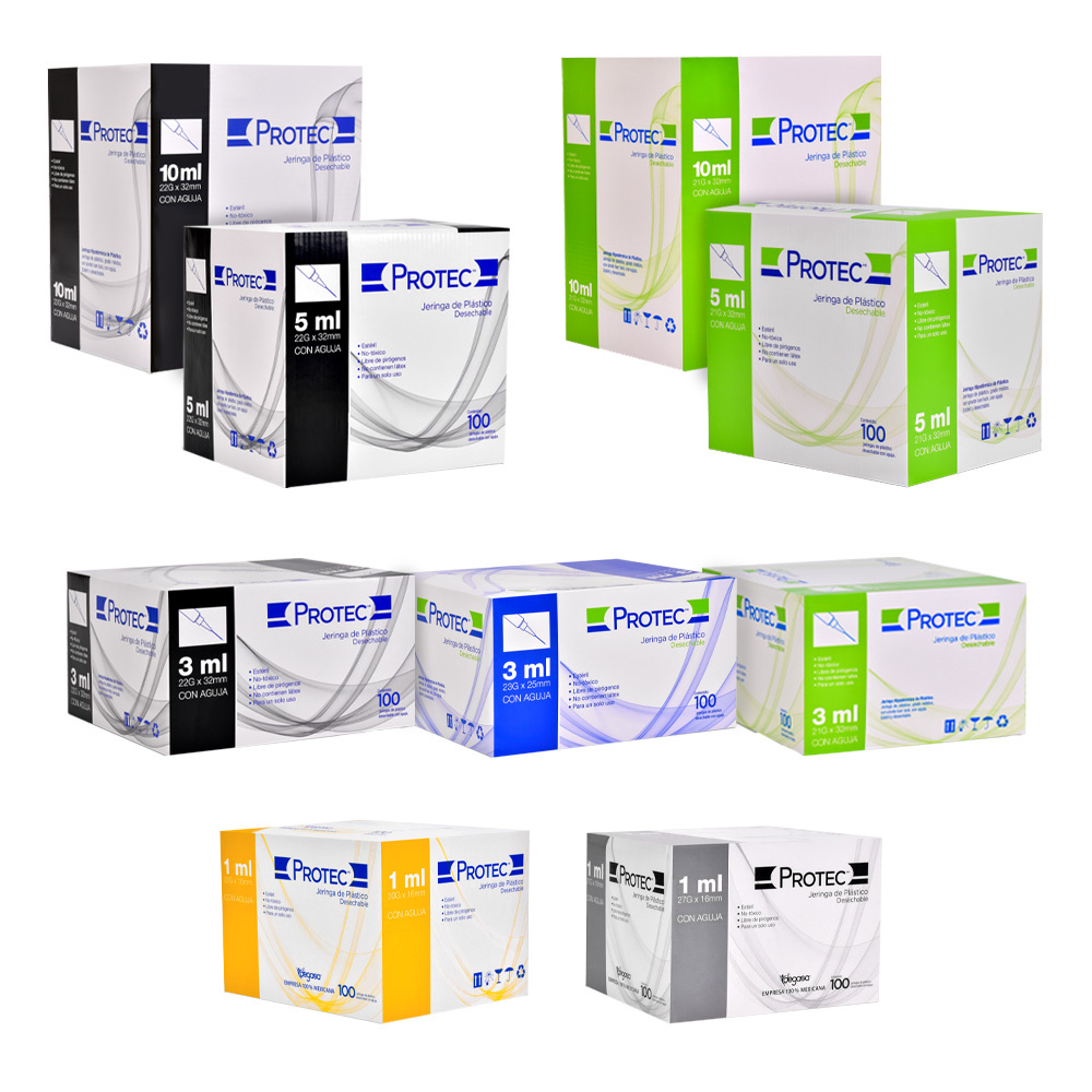 Jeringas cajas x 100