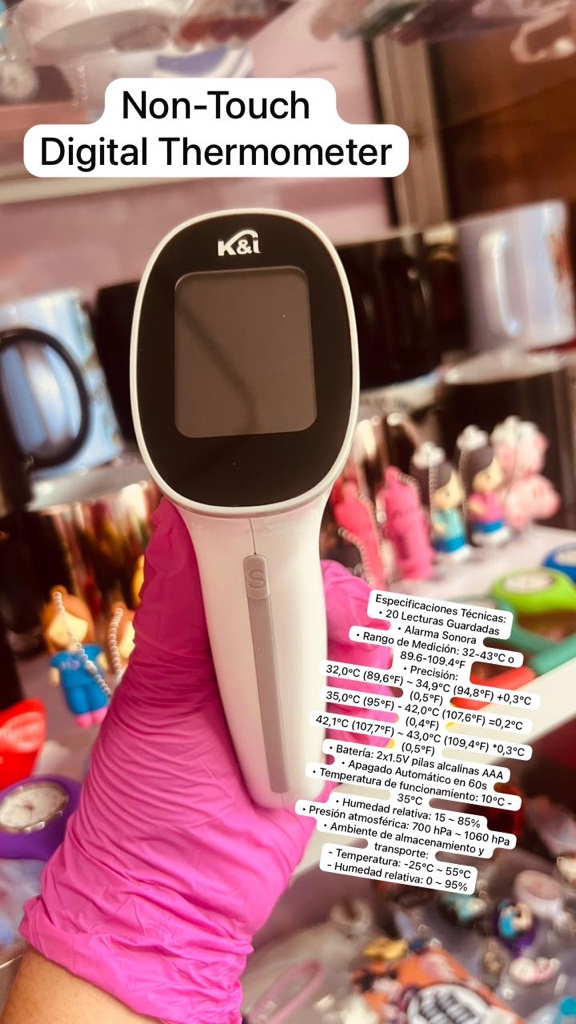K&i termometro digital sin contacto