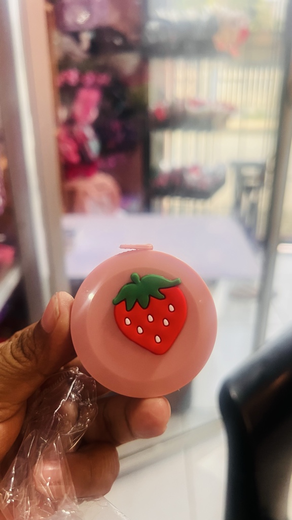 Cinta métrica fresa rosa