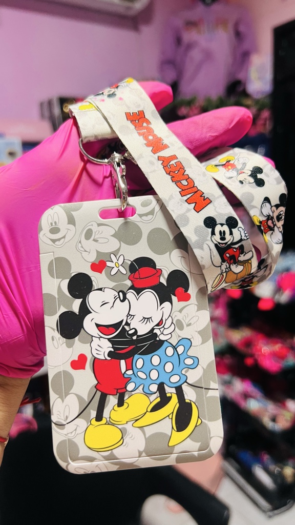 Porta credencial Mickey Mouse