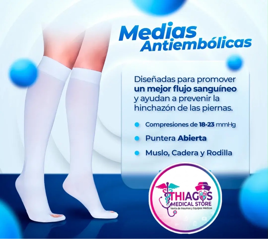 Medias antiembólicas  de compresión