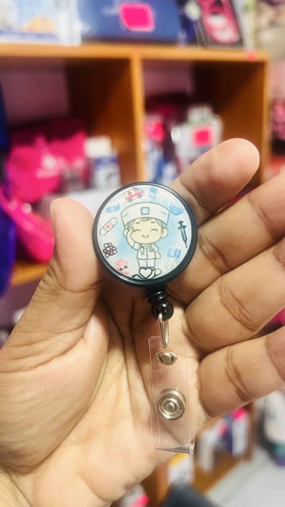 Porta credencial Cómic enfermero