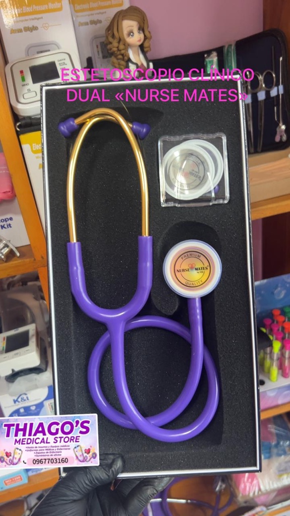 Nurse Mates estetoscopio morado