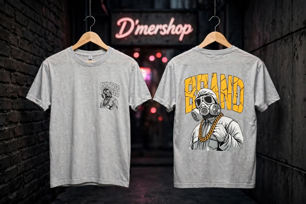 Camiseta BRAND GRIS